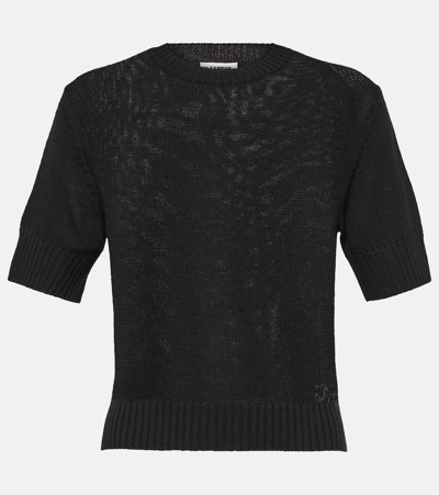 Jil Sander Pullover Aus Wolle In Black