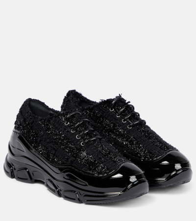 Simone Rocha Embellished Low-top Sneakers In Black