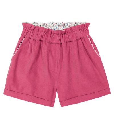 Louise Misha Kids' Virginia Corduroy Shorts In Purple