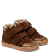 PETIT NORD TOASTY LEATHER SNEAKERS