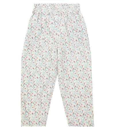Louise Misha Kids' Nima Floral Corduroy Pants In Multicoloured