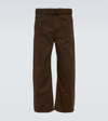 Lemaire Twisted Belted Pants In Brown