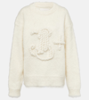 JIL SANDER MONOGRAM MOHAIR-BLEND SWEATER