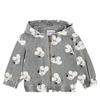 BOBO CHOSES BABY PRINTED COTTON-BLEND JERSEY HOODIE