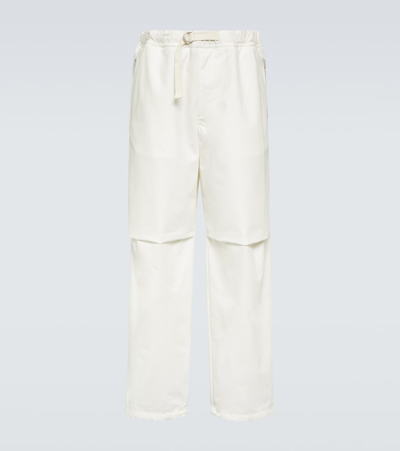 Jil Sander Hose Aus Baumwolle In White