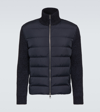 MONCLER COTTON AND WOOL DOWN JACKET
