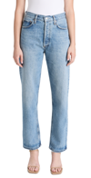 AGOLDE 90'S PINCH WAIST HIGH RISE STRAIGHT JEANS SOUL