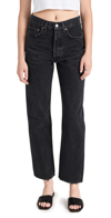 Agolde Luna Jeans In Organic Denim In Tar
