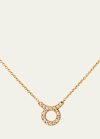 ENGELBERT STAR SIGN NECKLACE, TAURUS, IN YELLOW GOLD AND WHITE DIAMONDS