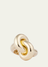 ENGELBERT 18K YELLOW GOLD ABSOLUTELY FAT KNOT RING