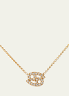 ENGELBERT STAR SIGN NECKLACE, CANCER, IN YELLOW GOLD AND WHITE DIAMONDS