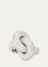 ENGELBERT THE LEGACY KNOT RING, BIG, IN WHITE GOLD AND WHITE DIAMONDS