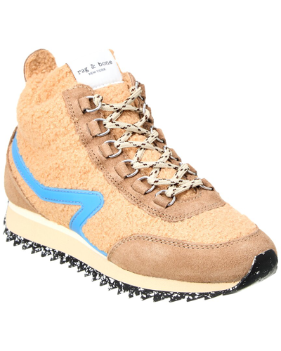 Rag & Bone Retro Hiker Sherpa Sneaker In Brown