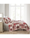 LAURA ASHLEY LAURA ASHLEY CELINA PATCHWORK REVERSIBLE QUILT SET