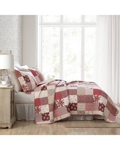 Laura Ashley Celina Patchwork Reversible Quilt Set