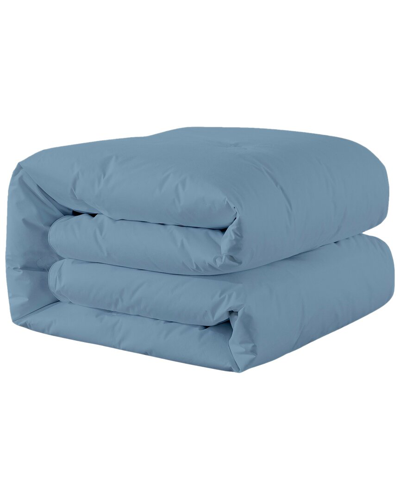 St. James Home Button Stitch Down Alternative Comforter In Blue