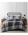 Truly Soft Flannel Duvet Cover Set In Grey