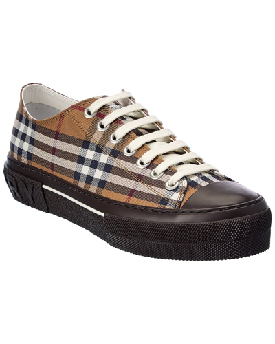 Burberry Vintage Check Canvas Sneaker In Brown