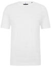 Hugo Boss Porsche X Boss Mercerised-cotton Slim-fit T-shirt In White