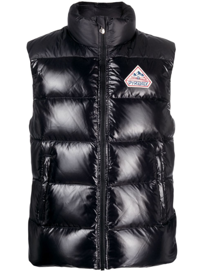 Pyrenex John Padded Gilet In Schwarz