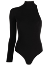 ATU BODY COUTURE ONE-SLEEVE STRETCH-JERSEY BODYSUIT