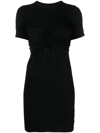 Zadig & Voltaire Mara Draped Dress In Black