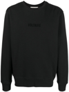 ZADIG & VOLTAIRE FLOCKED-LOGO COTTON SWEATSHIRT