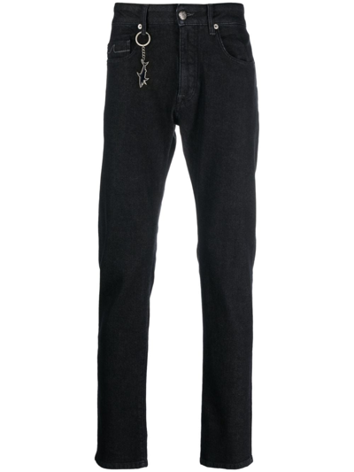 Paul & Shark Mid-rise Straight-leg Jeans In Blue