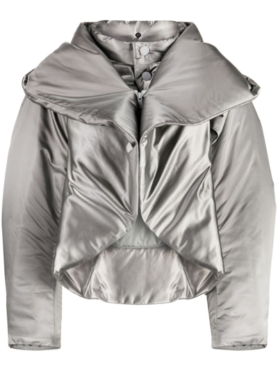 Issey Miyake Gray Polymorph Jacket & Vest Set In 12 Gray