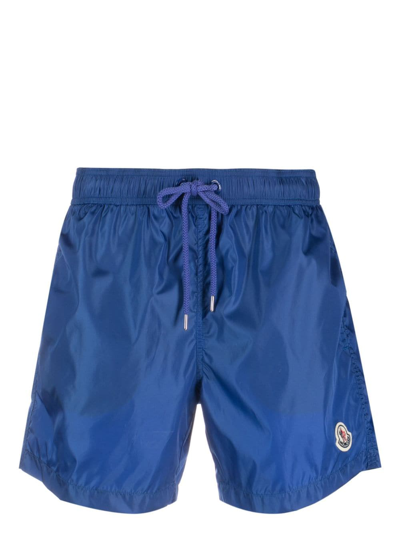 Moncler Swim Shorts In Blue