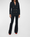 Derek Lam 10 Crosby Walter Double-breasted Jacket In Midnight