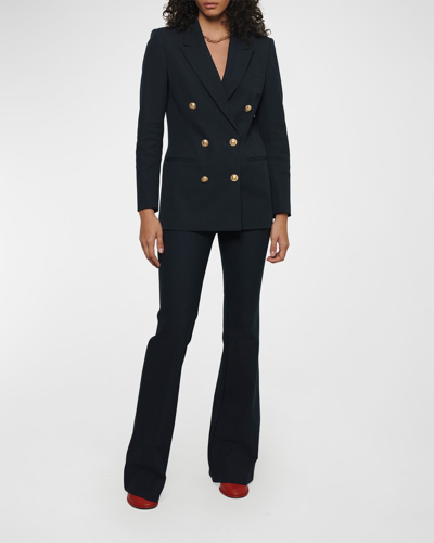 Derek Lam 10 Crosby Walter Double-breasted Jacket In Midnight