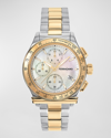 Ferragamo 1927 Chrono Bracelet Watch In Two Tone