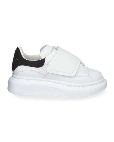 Alexander Mcqueen Kids' Oversized Chunky-sole Sneakers In White/black