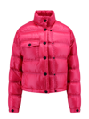 Moncler Anras Quilted Ripstop Down Jacket In Pink