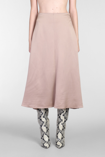 Rochas Skirt In Taupe Acetate