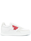 DSQUARED2 CANADIAN LEATHER SNEAKERS
