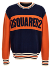 DSQUARED2 DSQUARED2 COLLEGE LOGO INTARSIA KNITTED JUMPER