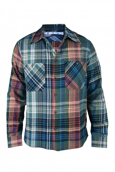 OFF-WHITE CHECKED SHIRT