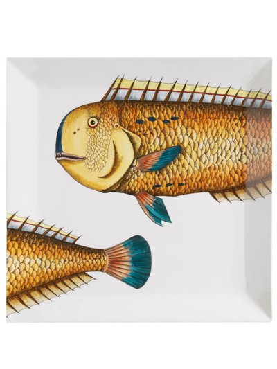 Fornasetti Tray Pesce Lampuga In Multicolour