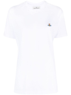 VIVIENNE WESTWOOD ORB-EMBROIDERED COTTON T-SHIRT