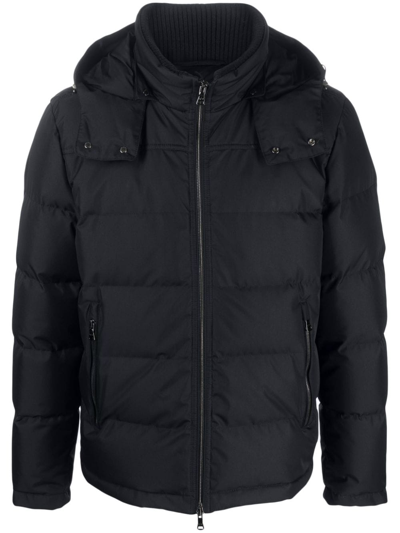 Paul & Shark Save The Sea Padded Jacket In Schwarz