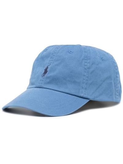 Polo Ralph Lauren Logo-embroidered Cotton Baseball Cap In Blue