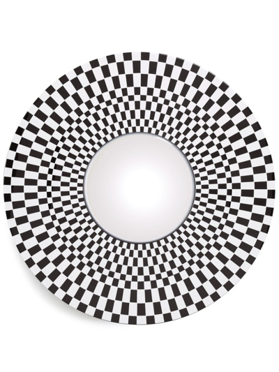 Fornasetti Egocentrismo Geometric Mirror (28cm) In Weiss