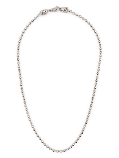 Emanuele Bicocchi Small Beaded Necklace In Silber