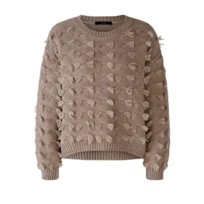 Ouí Textured Jumper Taupe