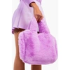 JAYLEY LILAC FAUX FUR HAND CRAFTED BAG