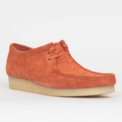 Clarks Originals Orange Wallabee Derbys