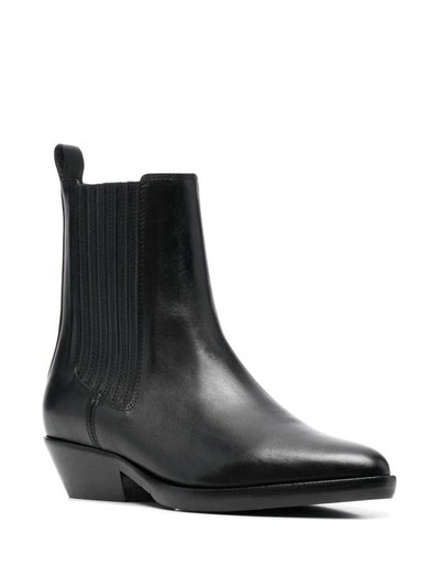 Isabel Marant Delena Ankle Boots In Black