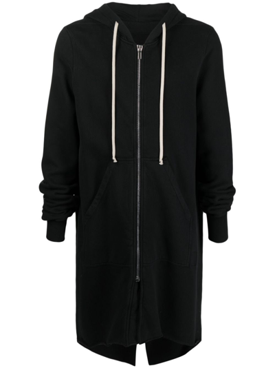 Rick Owens Fishtail Hooded Parka In Black